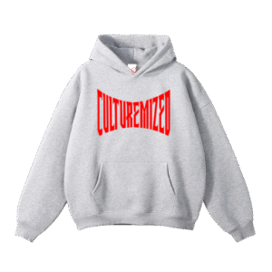 GREY CULTUREMIZED HOODIE - RED