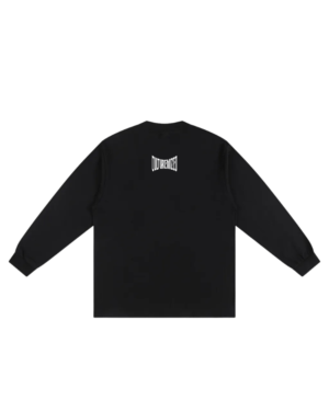 DON'T STOP BACK STRAIGHT HEM SWEATSHIRT