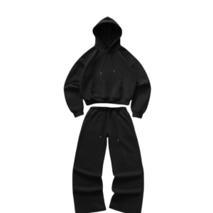 CULTUREMIZED CORE BLACK HOODIE & JOGGERS SET