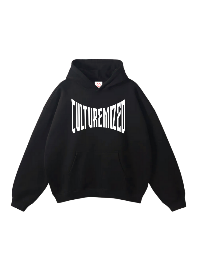 BLACK CULTUREMIZED HOODIE - WHITE