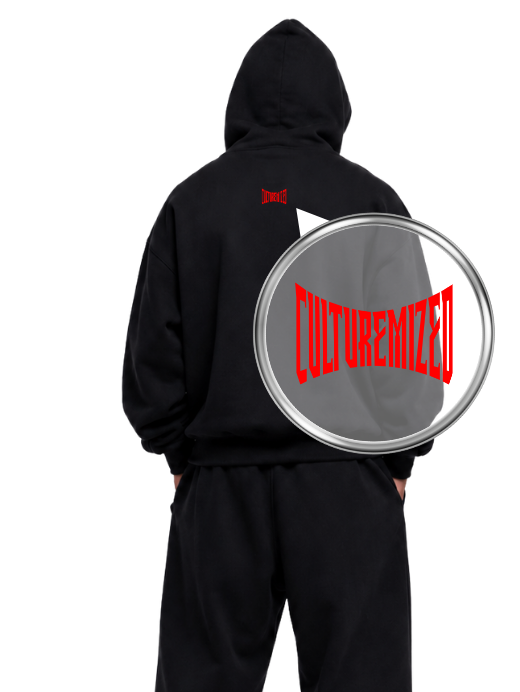 Culturemized Origin Black Hoodie and Baggy Joggers set-campaign2
